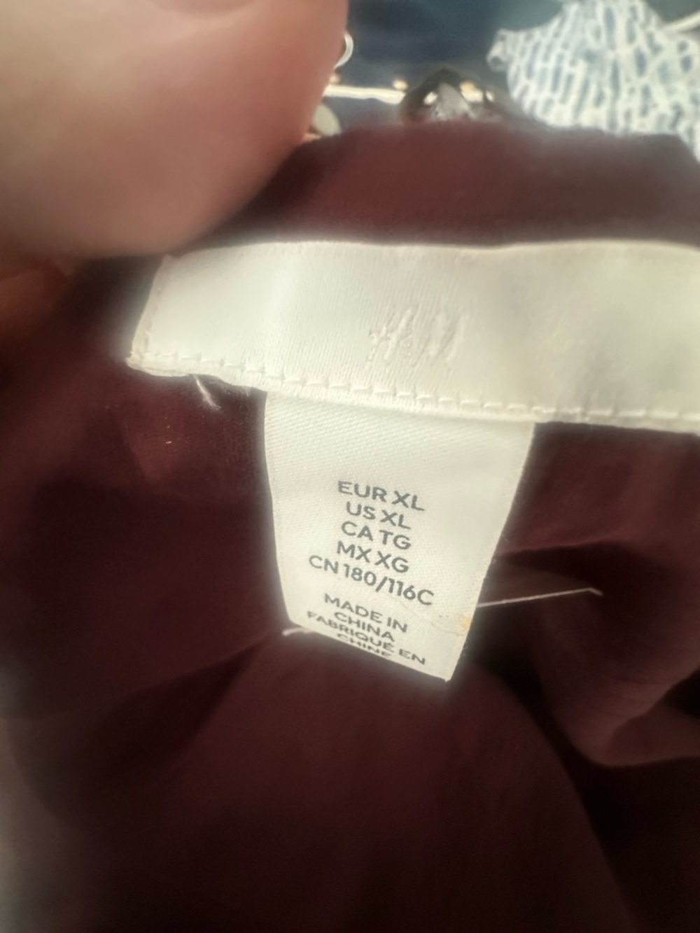 H&M Burgundy Slip Midi Dress XL NWT Strappy Minimalist Satin Look - Picture 3 of 4